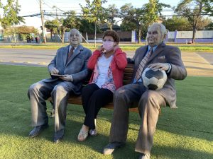 Esculturas de La Florida en el "Espacio Esperanza"